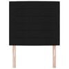 vidaXL Cabecero con cabecera Negro 100 cm Cuero sint&eacute;tico