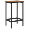 vidaXL Taburete de bar Madera envejecida 40 x 32 x 64 cm