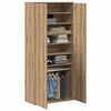 vidaXL Highboard Roble artisan 80 x 39 x 178 cm Madera contrachapada
