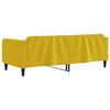vidaXL Sof&aacute; cama sin colch&oacute;n terciopelo amarillo 90x200 cm