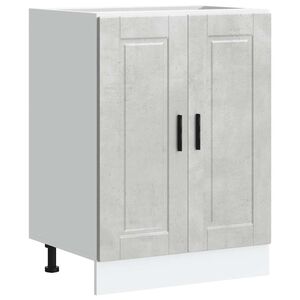 vidaXL Mueble bajo de cocina&nbsp;porto gris cemento madera reconstituida