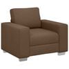 vidaXL Sill&oacute;n Marr&oacute;n 100 cm tela