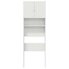 vidaXL Armario de lavadora madera ingenier&iacute;a blanco 64x24x190 cm