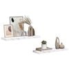 vidaXL Estante de pared 2 pcs Mármol 90 x 23,5 x 4 cm