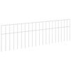 vidaXL Panel de valla de jard&iacute;n 12 uds. 100 x 30 cm Acero Galvanizado