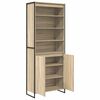 vidaXL Gabinetes Altos 2 pcs Sonoma 79 x 36 x 200 cm