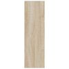 vidaXL Zapateros de pared 2 uds contrachapada roble Sonoma 80x18x60 cm