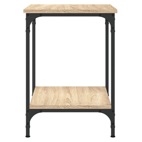 vidaXL Mesa de centro madera de ingenier&iacute;a roble Sonoma 40x40x55 cm