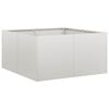 vidaXL Jardinera 80x80x40 cm Acero inoxidable