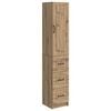 vidaXL Juego de armarios 2 uds. 33 x 34,5 x 87 cm Madera de ingenier&iacute;a