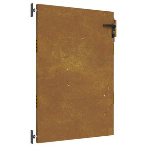 vidaXL Puerta de jard&iacute;n acero corten 85x125 cm