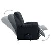 vidaXL Sill&oacute;n elevable tela gris oscuro