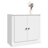 vidaXL Aparador de madera contrachapada blanco 70x35,5x67,5 cm