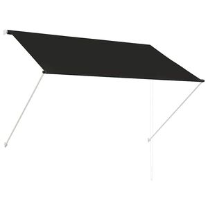 vidaXL Toldo retr&aacute;ctil 200x150 cm gris antracita
