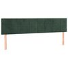 vidaXL Cama box spring con colch&oacute;n terciopelo verde oscuro 120x190 cm