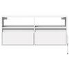vidaXL Mueble de TV de pared con luces LED blanco 100x31x45 cm