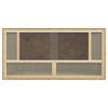 vidaXL Terrario de madera contrachapada 80x40x40 cm