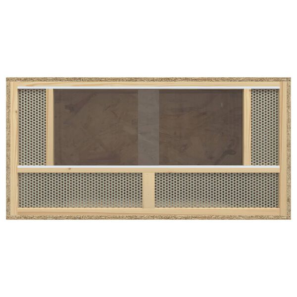 vidaXL Terrario de madera contrachapada 80x40x40 cm