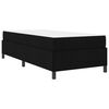 vidaXL Cama tipo Box Spring con colch&oacute;n Negro 90 x 190 cm tela
