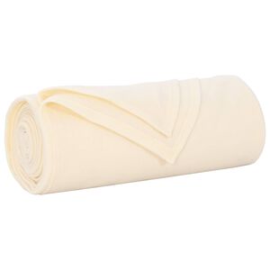vidaXL Manta Crema 280 x 210 cm 0.79 kg Lana