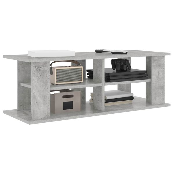 vidaXL Soporte para TV Gris Concreto 96 x 35 x 33,5 cm