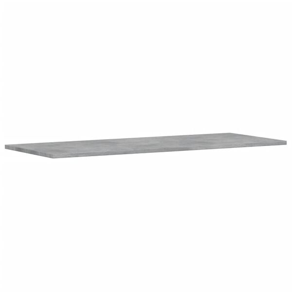 vidaXL Estante para estanter&iacute;a 4 uds madera gris hormig&oacute;n 100x40x1,5cm