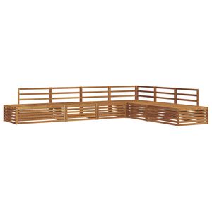 vidaXL Conjunto de sof&aacute;s de exterior 6 Pieza Natural