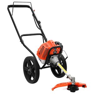 vidaXL Desbrozadora con ruedas naranja 52 cc 1,45 kW