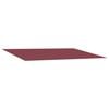 vidaXL Tela de Repuesto para Toldos Rojo burdeos 250 x 200 cm