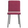 vidaXL Sillas de comedor 6 unidades terciopelo rojo tinto