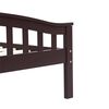 vidaXL Estructura cama sin colch&oacute;n madera pino marr&oacute;n oscuro 180x200cm