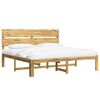vidaXL Cama doble con cabecero ROSTOCK Blanco 180 x 200 cm