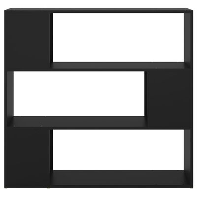 vidaXL Estantería/divisor de espacios negro 100x24x94 cm