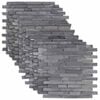 vidaXL Baldosas de Mosaico Gris 30 x 30 cm M&aacute;rmol