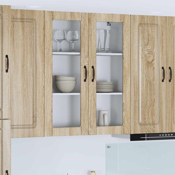 vidaXL Mueble de Cocina Kalmar Roble Sonoma 80 x 31 x 100 cm