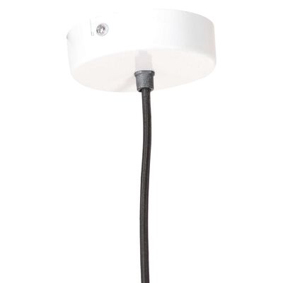 vidaXL Lámpara colgante redonda 25 W blanca 28,5 cm E27