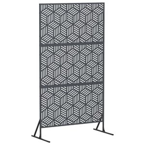 vidaXL Pantalla de Privacidad 100 x 50 x 180 cm Acero Gris antracita