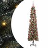 vidaXL &Aacute;rbol de Navidad artificial Verde 180 cm PVC, Pl&aacute;stico y Acero