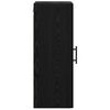 vidaXL Armario de pared Roble Negro 34,5 x 34 x 90 cm