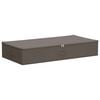 vidaXL Caja de Almacenamiento Gris 90 x 48 x 15 cm Tejido no tejido