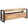 vidaXL Mueble para TV madera maciza de acacia 120x35x45 cm