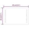 vidaXL Espejo de ba&ntilde;o con LED 40x60 cm