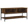 vidaXL Mueble para TV madera contrachapada roble ahumado 100x35x45 cm