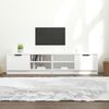vidaXL Mueble para TV 2 pzas madera contrachapada blanco 80x35x36,5 cm