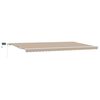 vidaXL Toldo retr&aacute;ctil Beige 600 x 300 cm Tela y Aluminio