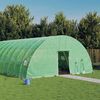 vidaXL Invernadero con estructura de acero verde 120 m&sup2; 20x6x2,85 m