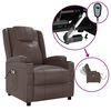 vidaXL Sill&oacute;n de masaje el&eacute;ctrico cuero sint&eacute;tico marr&oacute;n