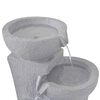 vidaXL Fuente de agua de interior con LED de poliresina