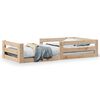 vidaXL Estructura de cama sin colch&oacute;n 80x160 cm madera maciza de pino