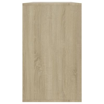 vidaXL Aparador de madera contrachapada roble Sonoma 120x41x75 cm